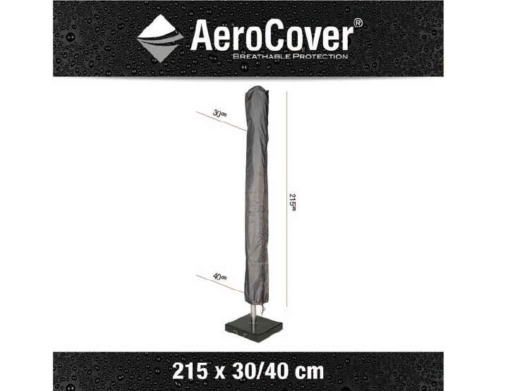 AeroCover Schirmhülle H215 x B30/40 cm